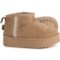 Aspen Big Boys and Girls Plat Shearling Boots in Taupe