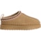9TMAU_3 Aspen Big Boys and Girls Stitched Faux Shearling Clogs