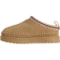 9TMAU_4 Aspen Big Boys and Girls Stitched Faux Shearling Clogs