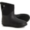 Aspen Boys and Girls Short Neoprene Rain Boots - Waterproof in Black