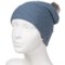 481JX_2 Aspen Cashmere Slouchy Hat - Faux-Fur Pom (For Women)