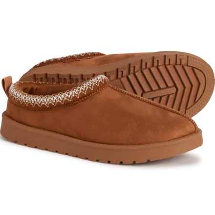 Aspen Faux-Suede Slippers (For Women) in Chestnut