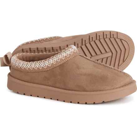 Aspen Faux-Suede Slippers (For Women) in Taupe