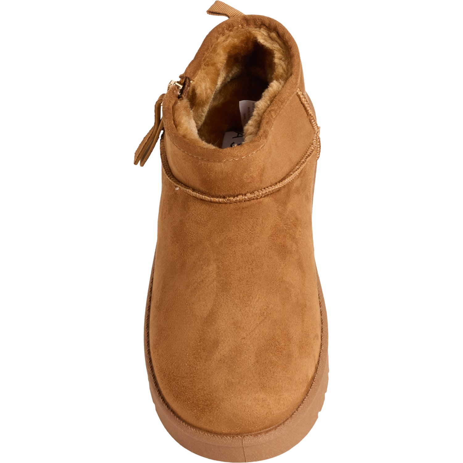 Aspen Mini Side-Zip Faux Shearling Boots (For Women) - Save 50%