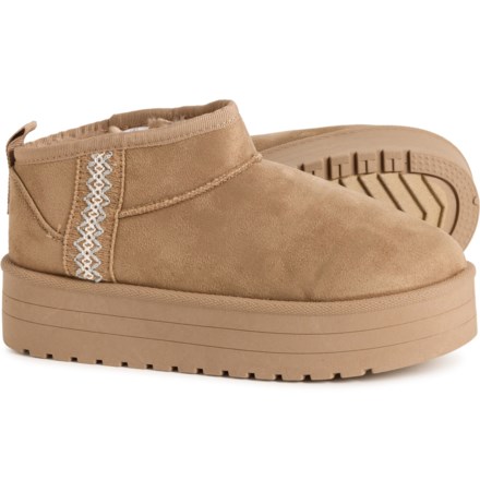 (取寄) アスペン レディース ウィップスティッチ ショート フォー シアリング ブーツ Aspen women Whipstitch Short Faux Shearling Boots (For Women)  Camel Aspen Short in Shoes average savings of 50% at Sierra