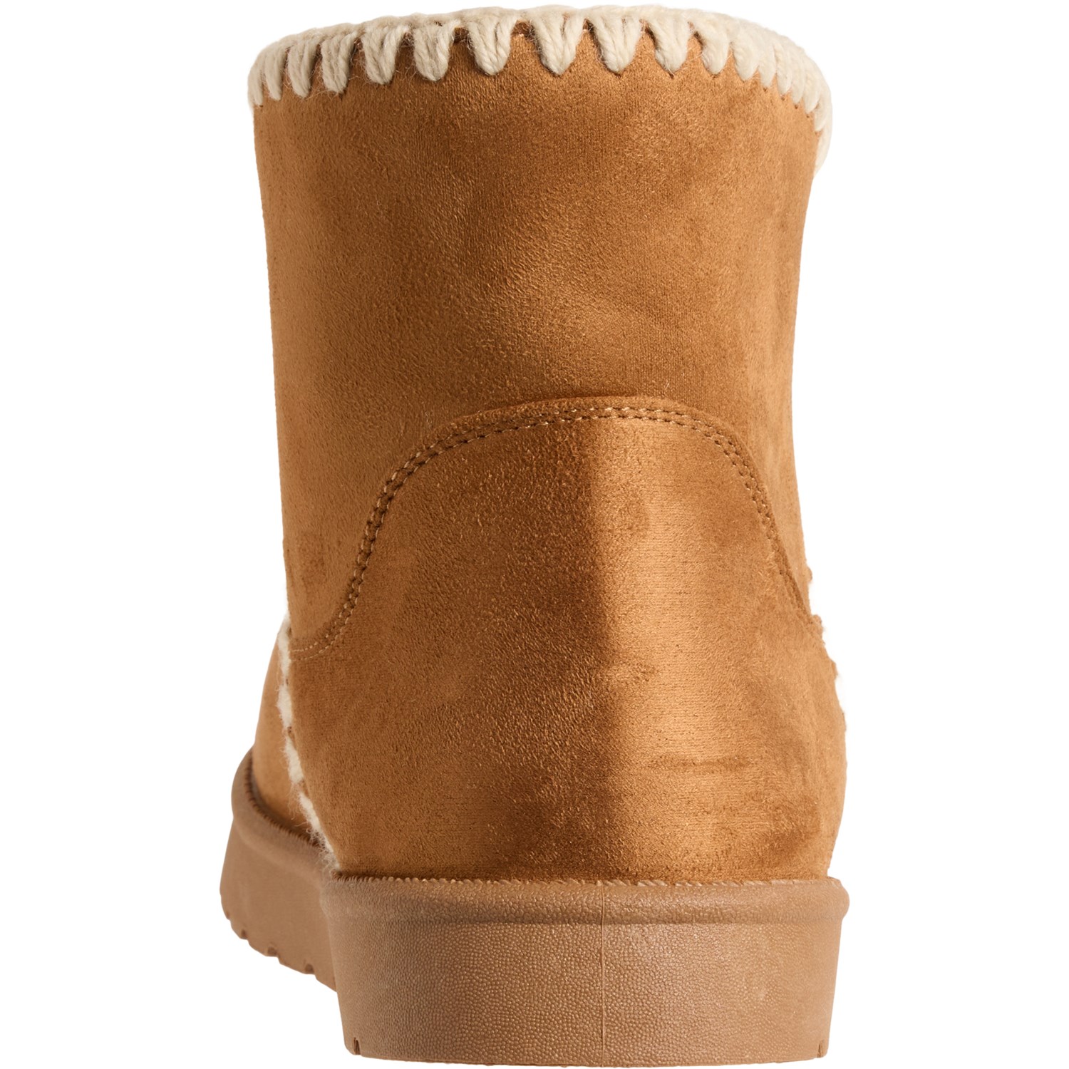 Aspen Whipstitch Short Faux Shearling Boots (For Women) - Save 50%