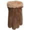 2964K_2 Aston Leather Top-Stitched Gloves - Shearling (For Men)