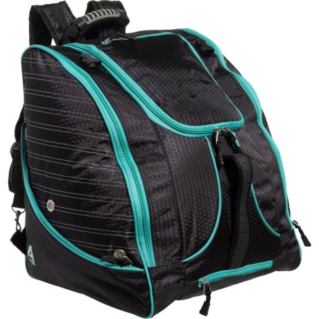 Athalon Deluxe Everything Boot Bag - Waterproof in Graphite/Teal