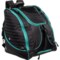 Athalon Deluxe Everything Boot Bag - Waterproof in Graphite/Teal