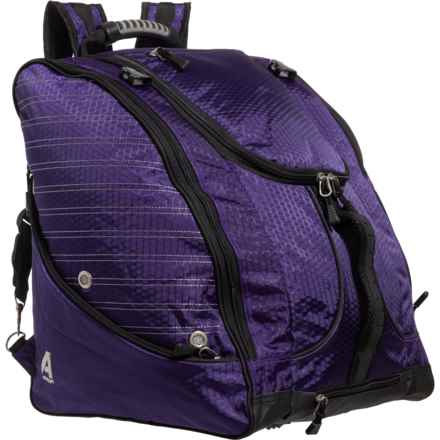 Athalon Deluxe Everything Boot Bag - Waterproof in Purple / Black