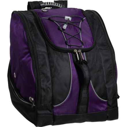 Athalon Everything Boot Bag in Purple/Black