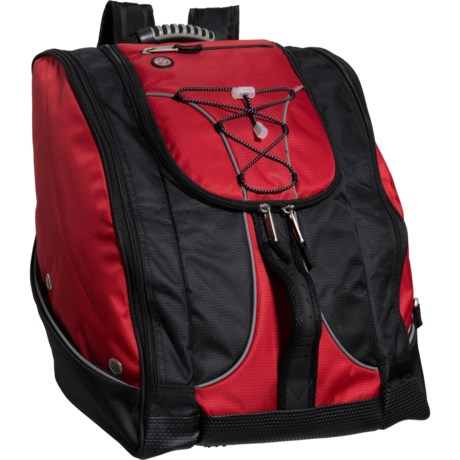 Athalon Everything Boot Bag in Red/Black