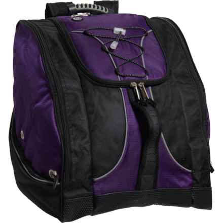 Everything Boot Bag - Purple-Black in Purple/Black