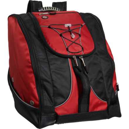 Everything Boot Bag - Red-Black in Red/Black