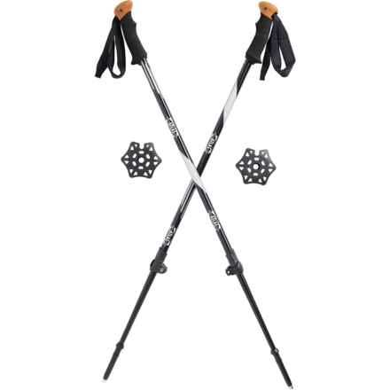 Atlas Trail Walking Trekking Poles - Pair in Black