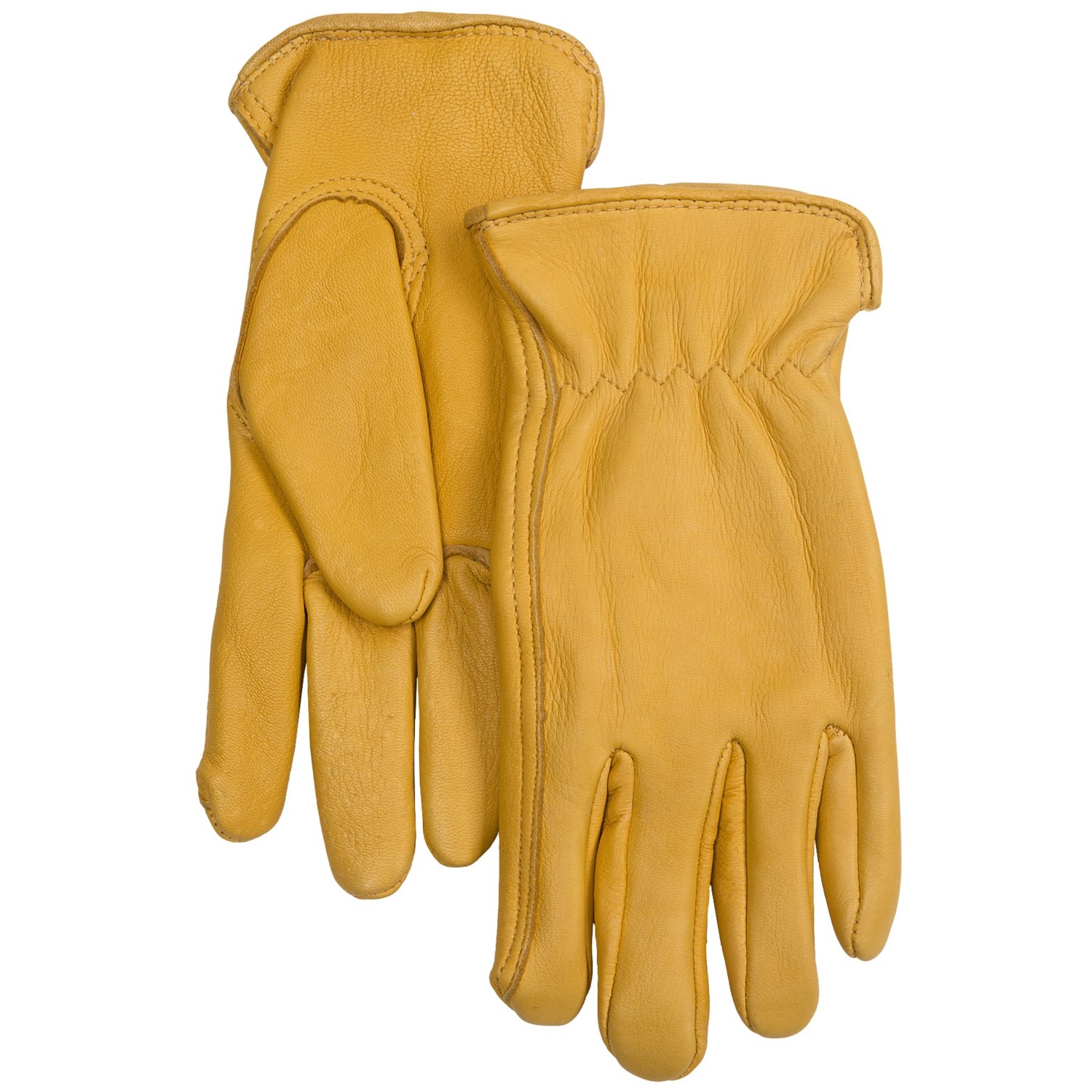 Auclair Deerskin Driver Gloves - Fleece Lining (For Men) - Save 40%