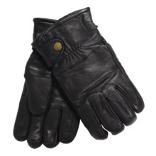 Auclair Sheepskin Gloves - Pile Lining (For Men) in Black - Closeouts