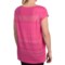 6895W_2 August Silk Boat Neck Shirt - Short Sleeve (For Women)