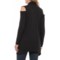 329UD_2 August Silk Cold Shoulder Open-Front Cardigan Sweater (For Women)