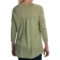 6895K_2 August Silk Hybrid Linen Blend Shirt - 3/4 Sleeve (For Women)