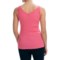 118YG_2 August Silk Lace-Trim Tank Top - V-Neck (For Women)
