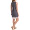 233NA_2 August Silk Pleated-Back Dress - Sleeveless (For Women)