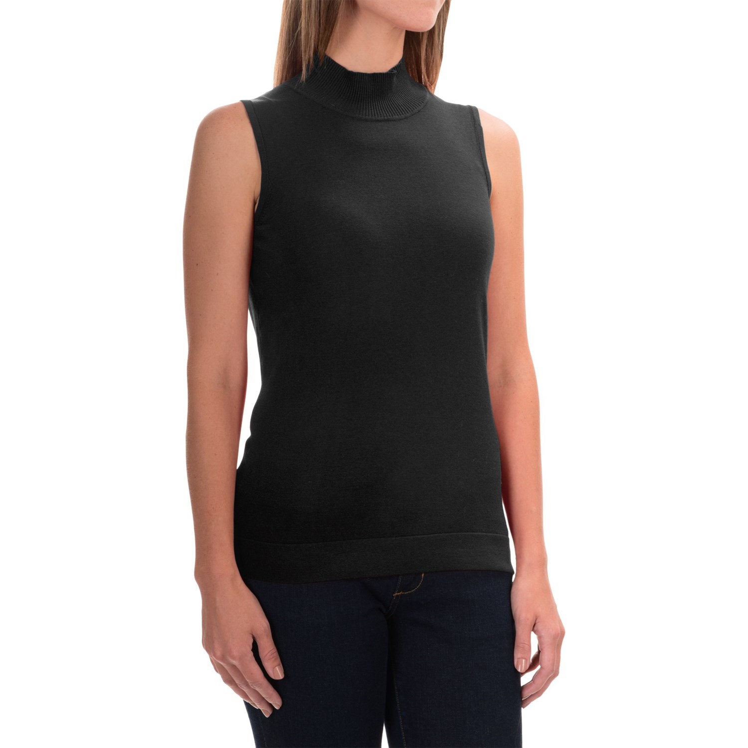 August Silk Standard Turtleneck (For Women)