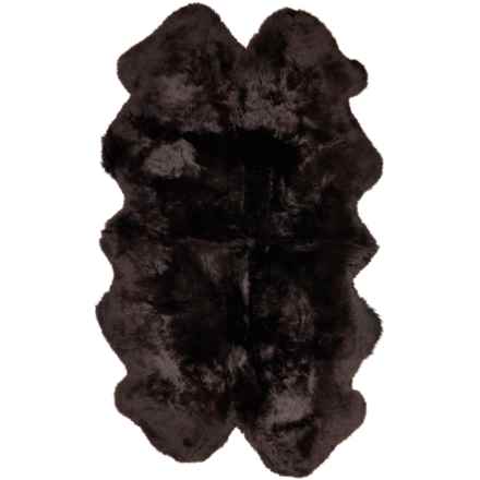 Auskin Sheepskin Pelt Rug - 4x6’, Australian Cafecito in Australian Cafecito