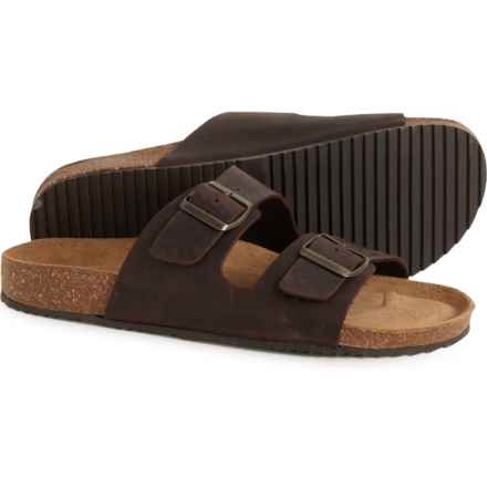Autenti Made in Spain 2-Band Sandals - Leather (For Men) in Brown
