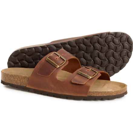Autenti Made in Spain 2-Band Sandals - Leather (For Men) in Brown