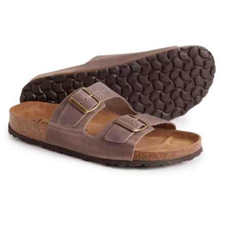 Autenti Made in Spain 2-Band Sandals - Leather (For Men) in Taupe