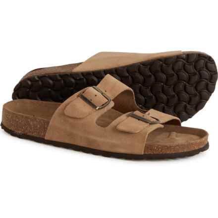 Autenti Made in Spain 2-Band Sandals - Leather (For Men) in Taupe