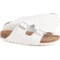 Autenti Made in Spain 2-Band Sandals - Leather (For Women) in White