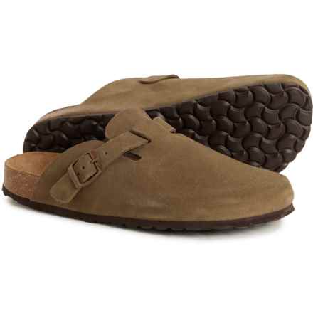 Autenti Made in Spain Clogs - Leather (For Men) in Olive