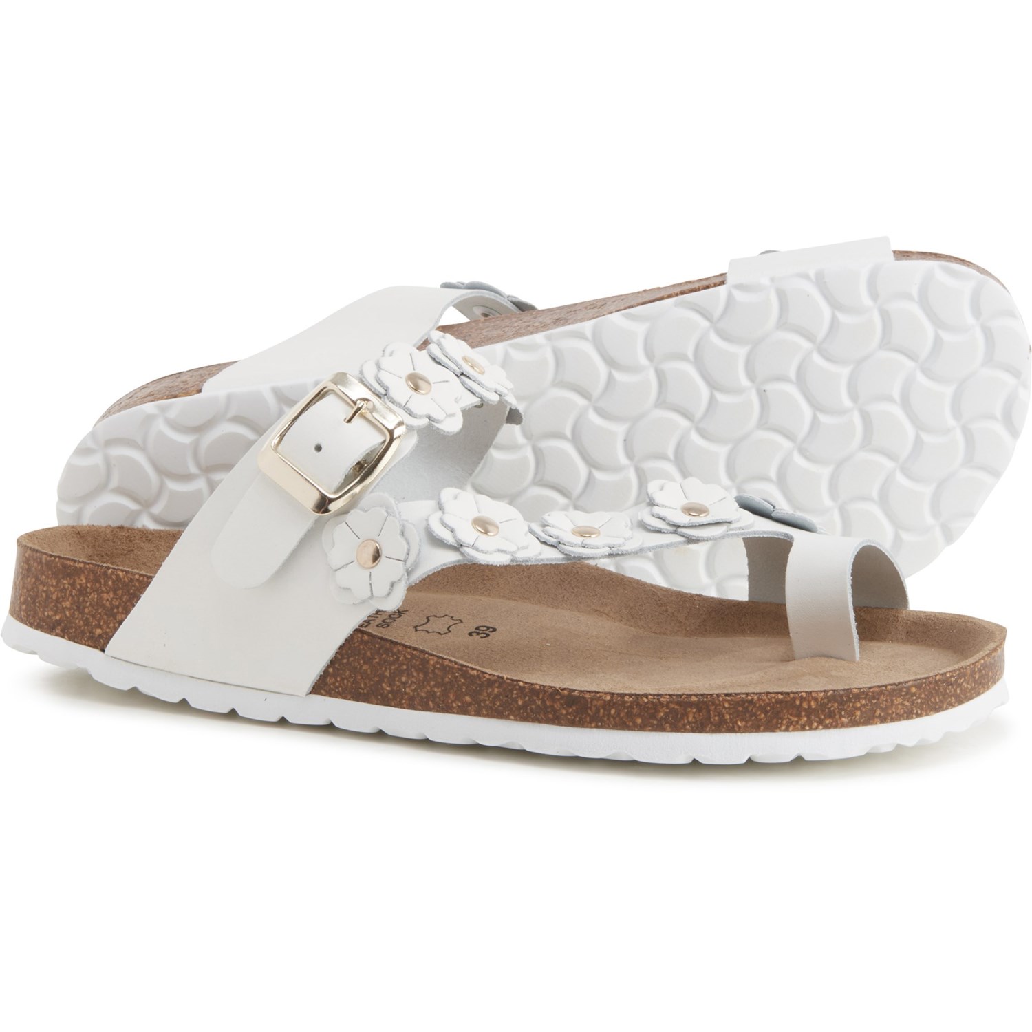 Autenti Made in Spain Flower Sandals (For Women) Save 55