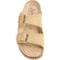8MNNC_2 Autenti Made in Spain Stitched Two-Band Sandals - Suede (For Women)