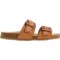 8MNNF_3 Autenti Made in Spain Stitched Two-Band Sandals - Suede (For Women)
