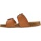 8MNNF_4 Autenti Made in Spain Stitched Two-Band Sandals - Suede (For Women)