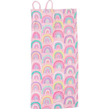 Authentic Kids Beach Rainbow Backpack and Beach Towel - 350 gsm, 28x58” in Pink