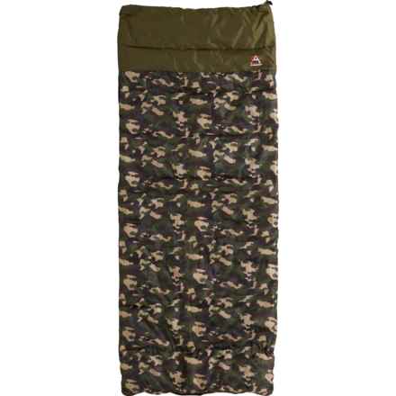 Avalanche 40°F Lightweight Envelope Sleeping Bag - Rectangular in Camo