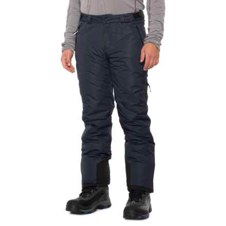 Avalanche Adjustable Waist Cargo Pocket Ski Pants - Waterproof, Insulated in Navy
