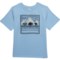 Avalanche Big Boys Logo T-Shirt - Short Sleeve in Light Blue