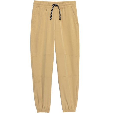 Avalanche Big Boys Stretch-Woven Joggers - UPF 50 in Khaki