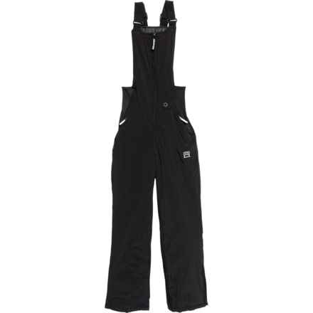 Avalanche Big Girls Bib Ski Pants - Waterproof, Insulated in Black