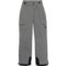 Avalanche Big Girls Cargo Snow Pants - Waterproof, Insulated in H Charcoal