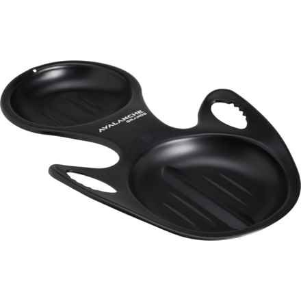 Avalanche Brands Torpedo Snow Sled - 31.5x20” (For Kids) in Black