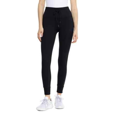 Avalanche Carbon Peached Leggings in Black