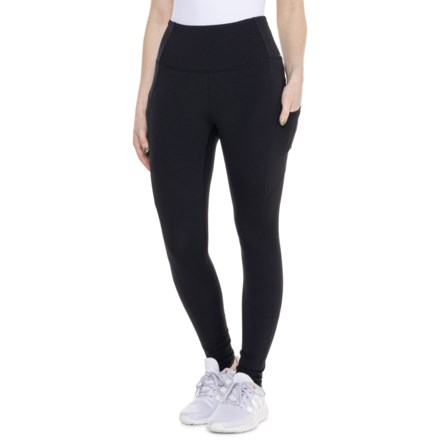Avalanche Women's Basic Full Length High Waist Fleece Lined Legging with  Pockets, Pinnacle Black, Large : : Clothing, Shoes & Accessories