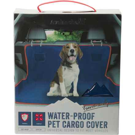 Avalanche Cargo Pet Seat Cover - 57x57” in Blue/Red
