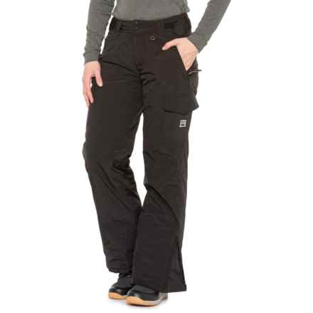 Avalanche Cargo Pocket Snowboard Pants - Waterproof, Insulated in Black